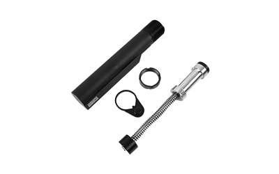 SMB™ Buffer Kit - AR15 GEN3 - H2, Buffer Tube, End Plate, Castle Nut (SS/Black)