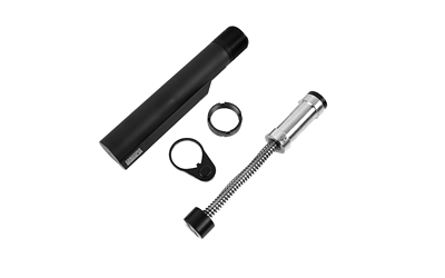 SMB™ Buffer Kit - AR15 GEN3 - H3, Buffer Tube, End Plate, Castle Nut (SS/Black)