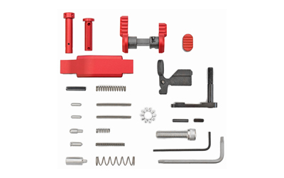 Superlight Lower Parts Kit .223/5.56 (SS/Red)