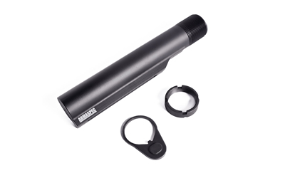 Carbine Buffer Tube Kit w/ End Plate and Castle Nut (Black)