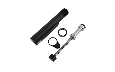 SMB™ Buffer Kit - AR15 GEN3 - C, Buffer Tube, End Plate, Castle Nut (SS/Black)