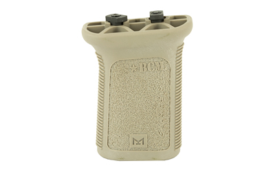 BCM VGMCMRMOD3FDE BCMGunfighter Grip Mod 3 Made of Polymer With Flat Dark Earth Aggressive Textured Finish for M-Lok Rail