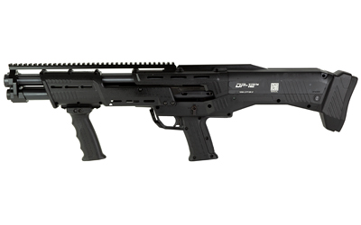 Standard Mfg DP12 DP-12  12 Gauge Pump 3" 14+2 18.88" Black Double Barrel, Black Picatinny Rail Aluminum Receiver, Picatinny Handguard, Black Synthetic Stock