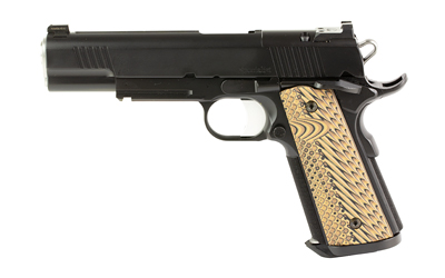Dan Wesson 01794 Specialist  Full Size Frame 10mm Auto 8+1 5" Stainless Match Grade Barrel, Black Duty Optics Ready/Serrated Steel Slide, Black Duty Steel Frame w/Picatinny Rail, Black/Brown G10 Grip