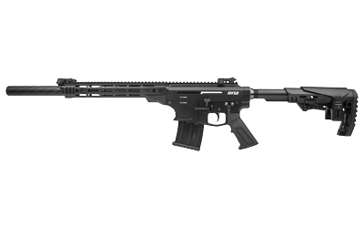 Derya Firearms DY1220US Namlu DY12 12 Gauge Semi-Auto 3" 5+1 20" Black Melotine Threaded Barrel, Black Anodized Aluminum Receiver w/Picatinny Rail, Black Adjustable Polymer Stock & Pistol Grip