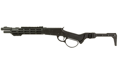 Derya Firearms RANX.12.45 RANX  45 Long Colt 4+1 12" Black Melonite Threaded Barrel, Black Melonite Steel Receiver w/Picatinny Rail, M-LOK/Picatinny Rail Forend, Black Aluminum Ironwolf Stock