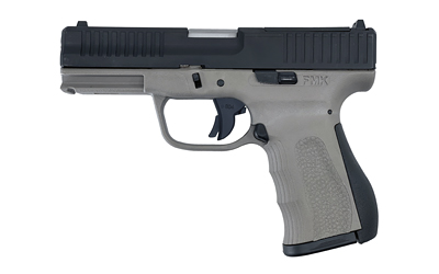 FMK FMKG49TG G3  9mm Luger 14+1 4" Stainless Steel Barrel, Black Optic Cut/Serrated Carbon Steel Slide, Titanium Gray Polymer Frame w/Picatinny Rail, Black Backstrap Grip