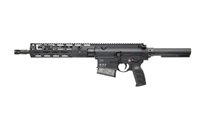 HK 81001053 MR762 A4 7.62x51mm 10+1 13" Threaded Barrel, M-LOK Handguard, Black Receiver w/Picatinny Rail, Black Pistol Tube, Black Ergonomic Grip