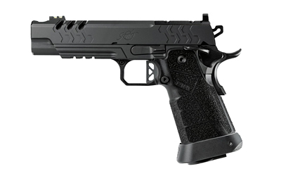 Kimber Mfg, Inc 3500103 2K11 Pro Comp Full Size Frame 9mm Luger 20+1 5" Compensated Barrel, Black Stainless Steel Lightening Cut/Optic Ready/Serrated Slide, Black Stainless Steel Frame w/Beavertail &
