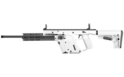 Kriss USA KV22CAP00 Vector CRB Gen2 Full Size 22 LR 10+1 Black Nitride Threaded Barrel, Alpine Cerakote Picatinny Rail Aluminum Receiver, Alpine White 6 Position Collapsible Synthetic Stock, Alpine Po