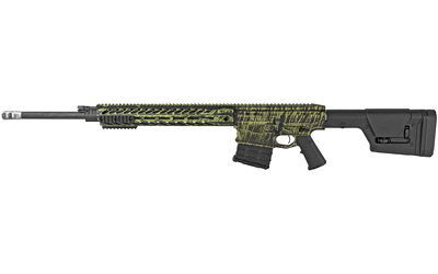 Nemo Arms OMENW-G324CF Omen Watchman 300 Win Mag 14+1 24" Black Proof Research CF Threaded Barrel, Black/Green Tiger Stripe Aluminum Receiver w/Picatinny Rail, M-LOK Handguard, Magpul PRS Gen3 Black P