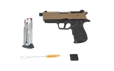 Retay USA RXP22BLKFDES13TH RXP 22 LR 13+1 4" Threaded Barrel, Flat Dark Earth Cerakote Optic Ready/Serrated Slide, Black Cerakote Polymer Frame w/Accessory Rail, RMR/RMSc Footprint