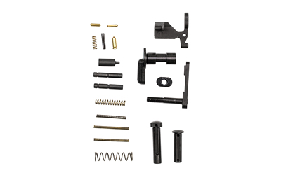 Rise Armament 12003 Lower Parts Kit  (No Fire Control Group) Black for AR-15