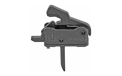 Rise Armament T017FBLK RA-140 Super Sporting Black Hardcoat Anodized Flat Trigger Single-Stage 3.50 lbs Draw Weight Fits AR-Platform Right Hand