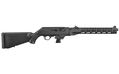 Ruger 19116 PC Carbine *CA Compliant 9mm Luger 10+1 16.12" Fluted Barrel, Type III Hard Coat Anodized Aluminum Alloy Receiver, Synthetic Stock, M-Lok Accessory Slots, Optics Ready