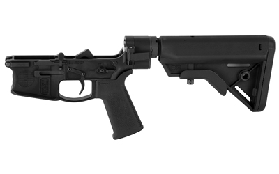 Shield Arms SA-SA15FB SA-15 Complete Lower Receiver Multi Aluminum Black Anodized B5 Systems Bravo for AR-15