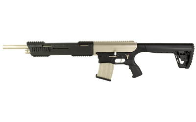 Tokarev USA 21000102 TAR MP 12 Gauge Semi-Auto 3" 5+1 18.50" Electroless Nickel Stainless Steel Barrel, Electroless Nickel Aluminum Receiver w/Picatinny Rail, M-LOK Handguards, Black Polymer Stock