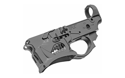 Sharps Bros SBLR02 Warthog Stripped Lower Multi-Caliber Black Anodized Finish 7075-T6 Aluminum Compatible w/Mil-Spec AR-15 Internal Parts