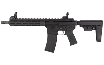 Tippmann Arms A101088 M4 Elite 22 LR 25+1 11" Black Parkerized Threaded Barrel, Black Parkerized Aluminum Receiver w/Picatinny Rail, M-LOK Handguard, Black T5 Arm Brace, Black Gen2 Grip
