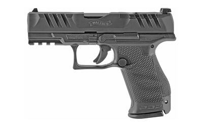 Walther Arms 2854686 PDP  Compact Frame 9mm Luger 10+1 4" Black Steel Barrel, Black Optic Ready/Serrated Steel Slide, Black Polymer Frame w/Picatinny Rail, Textured Polymer Grip, Ambidextrous