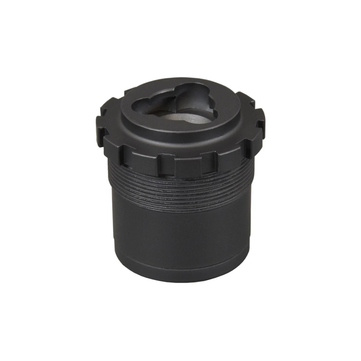 YHM HD 3-Lug Adapter — Black 1.375"x24 Mount