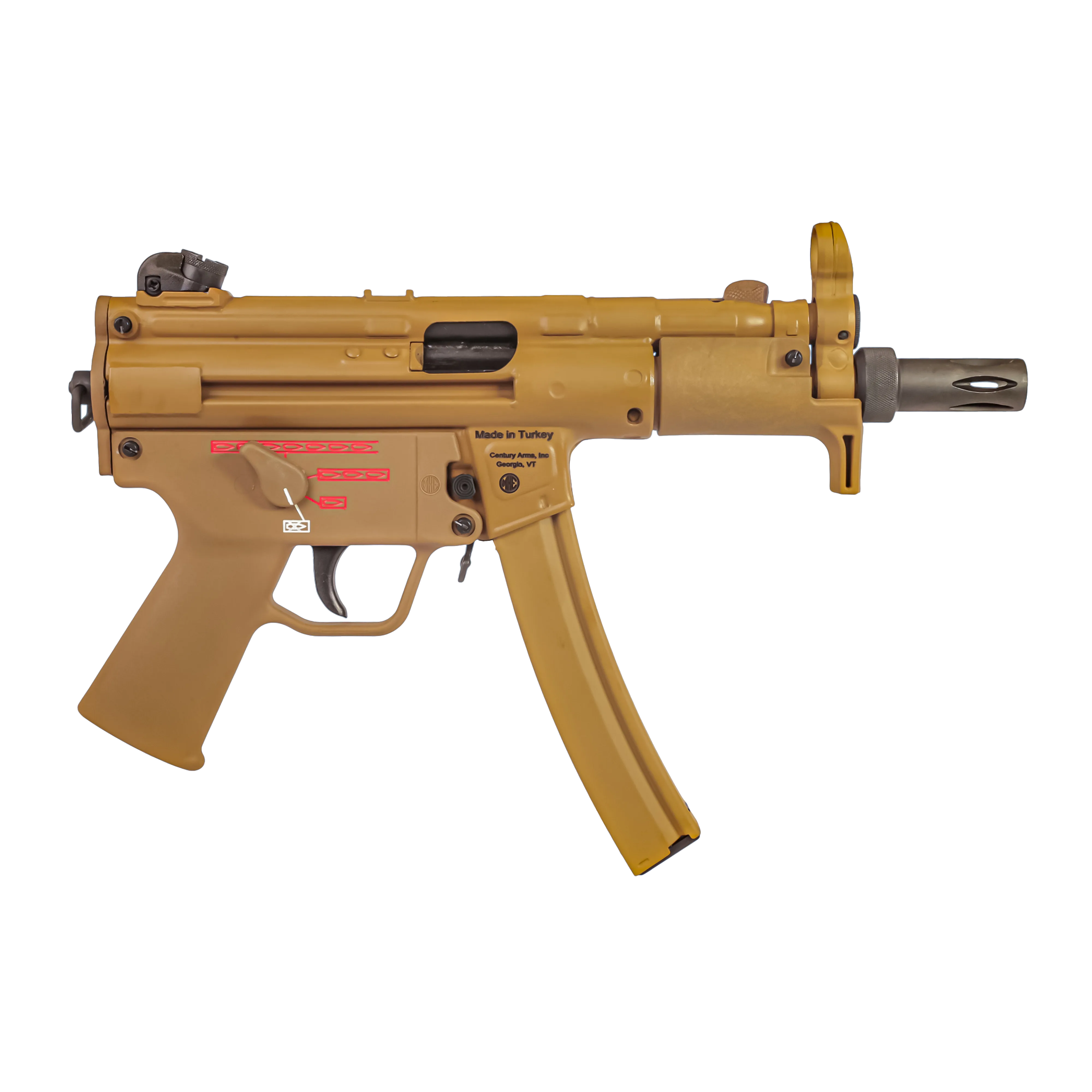 Century Arms HG6035GBN AP5  9mm Luger 30+1 5.80"