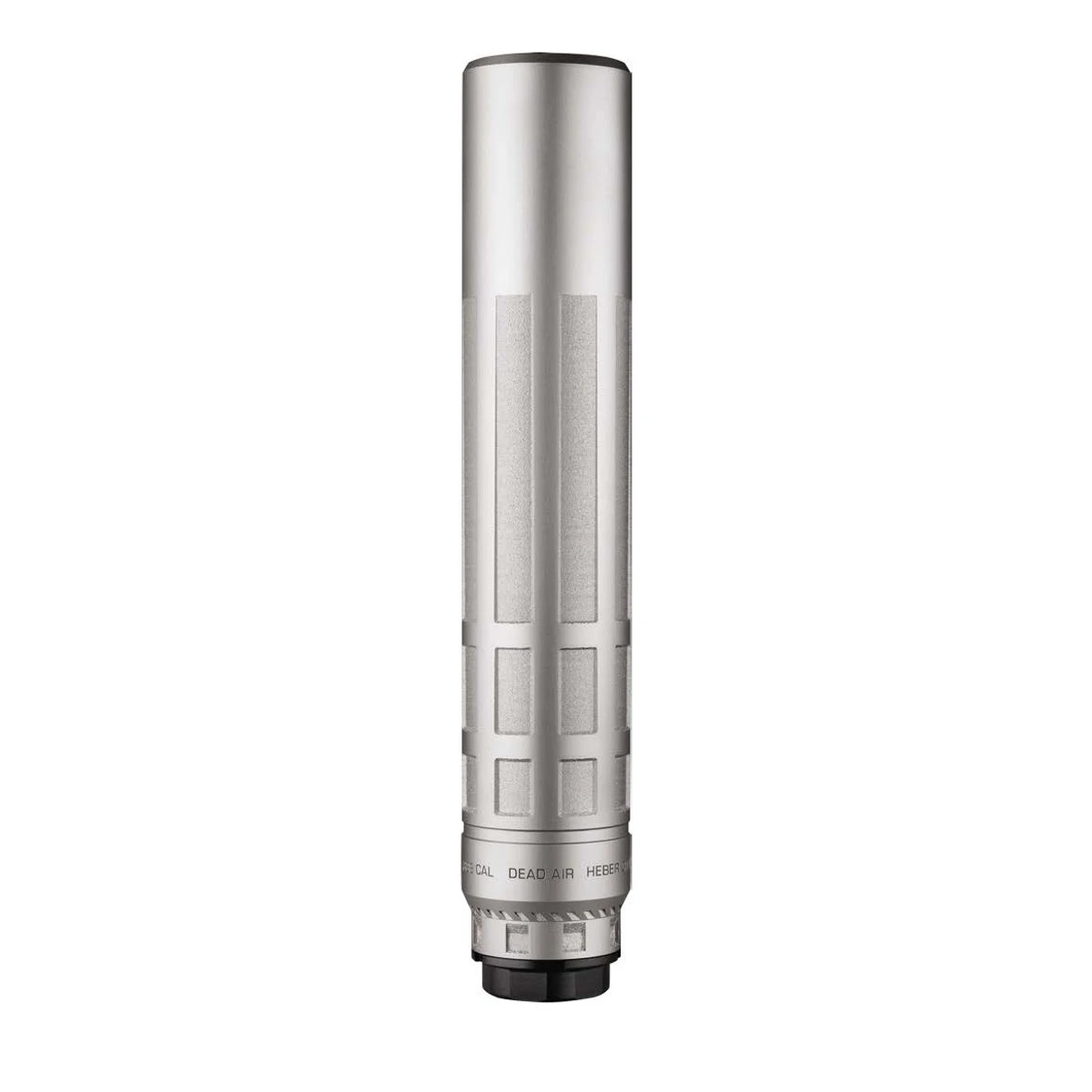 Dead Air Nomax 33 — 5/8x24 Raw Titanium Satin Bead Blasted