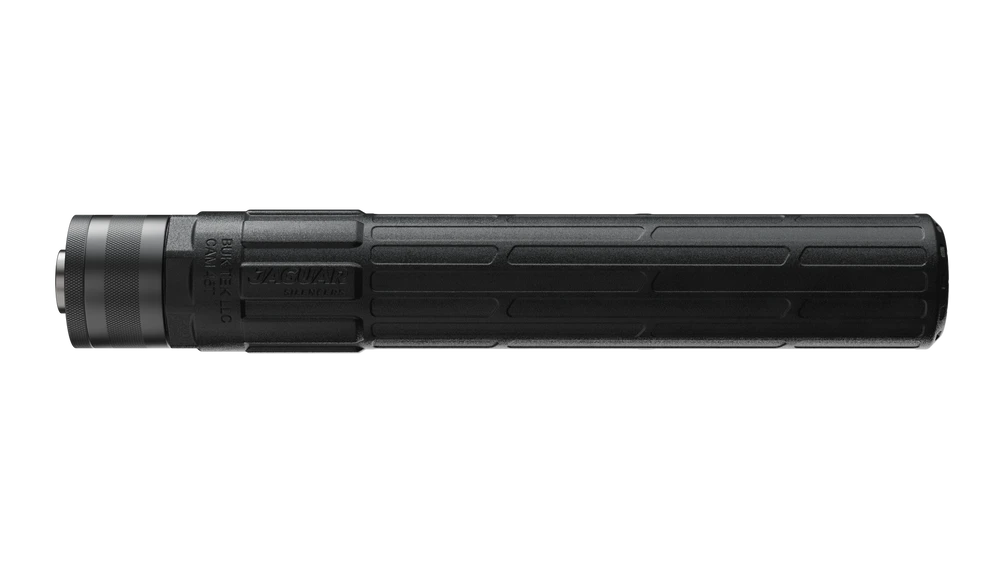 Jaguar Silencers CAM45T MAX Titanium — .45 ACP .578x28 Jag Camo Black