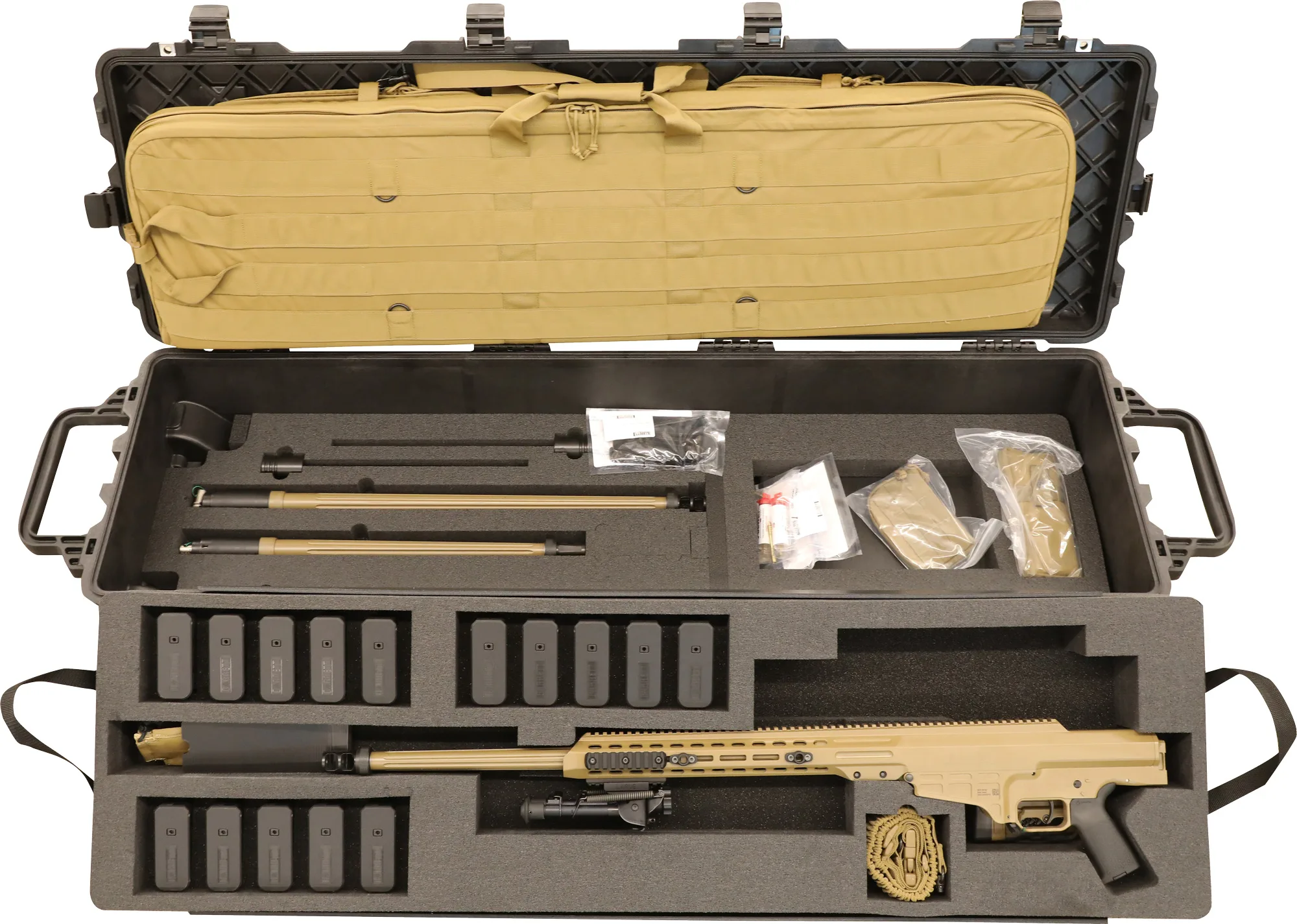 Barrett Firearms MK22 Advanced Sniper System — MK22 KIT 300NOR COYOTE 10+1 FLUTED BARREL