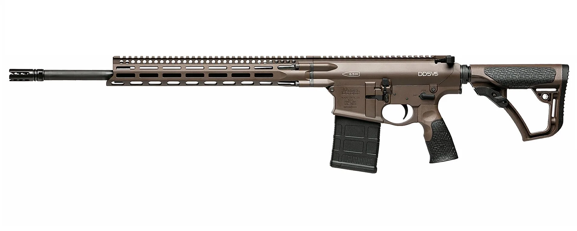 Daniel Defense DD5 V5 — DD5 V5 6.5CM MILSPEC+ 20" 20+1 02-165-81690-047 | M-LOK RAIL