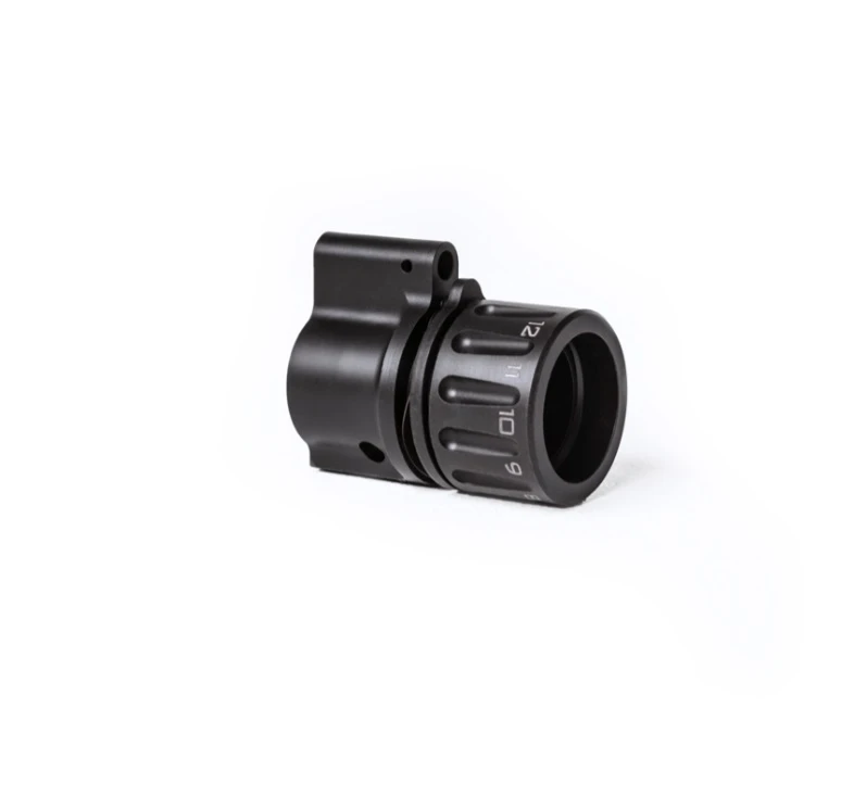 Riflespeed Adjustable Gas Block - .625" Diameter — 5.56mm (.223) Black 1.9" Gas Control