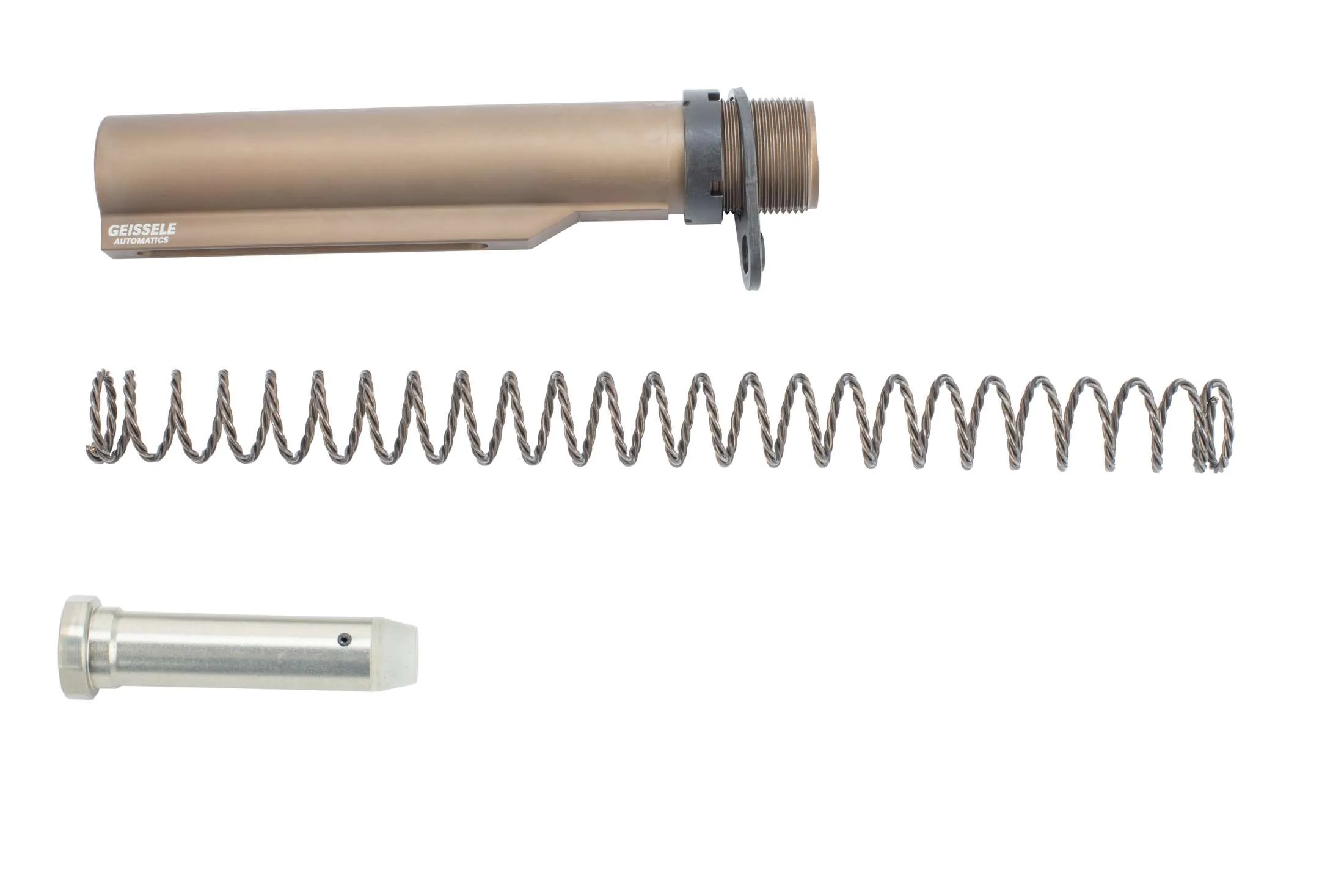 Premium MIL-SPEC Buffer Tube Assembly with Super 42, H3, 7075-T6, AR-15/M4, DDC