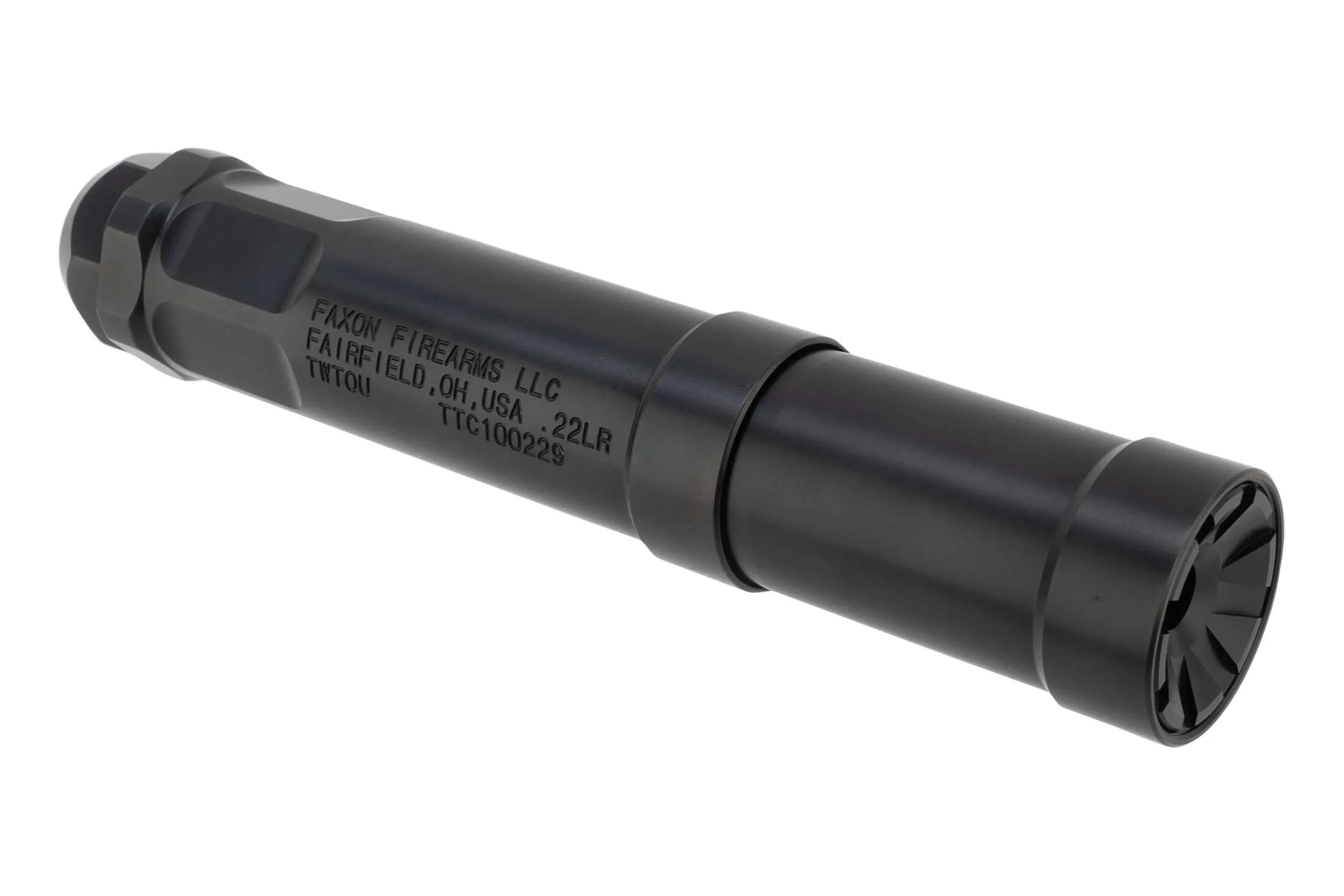 Faxon Twenty Toucan .22 Cal Suppressor - Black