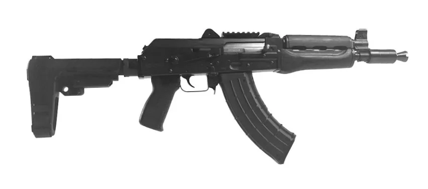 Zastava Arms USA ZPAP M92 — ZPAP92 PIST 7.62X39 SB3 RAIL SB3 BRACE