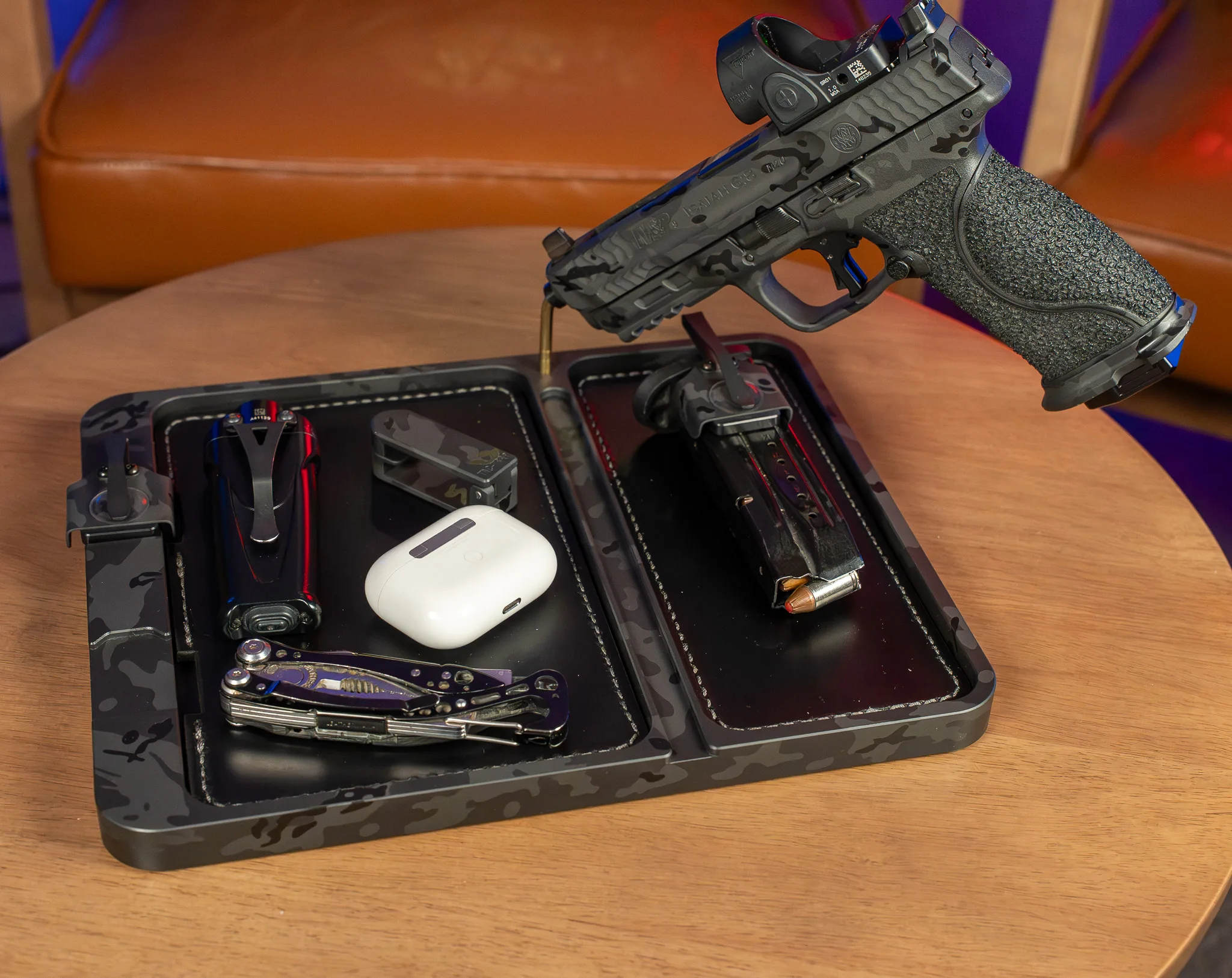 Premium EDC Dump Tray – Sheen Camo Edition