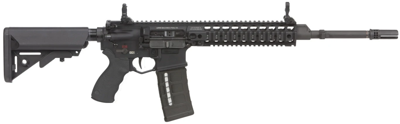 LMT New Zealand Reference Rifle — 5.56mm (.223) Direct Thread 1/2x28 Black