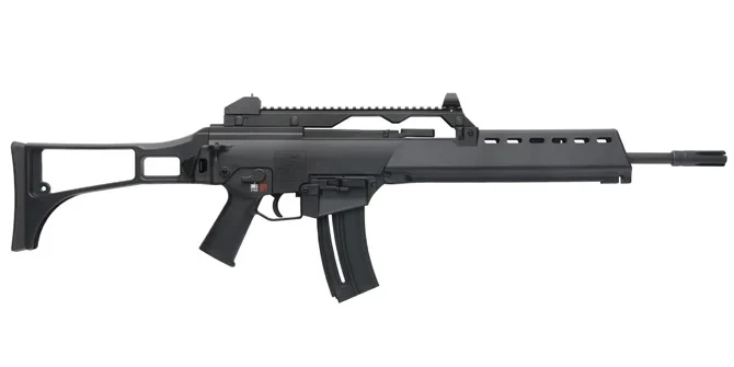 HK G36 .22 LR Rifle — .22 LR Direct Thread 1/2x28 Black