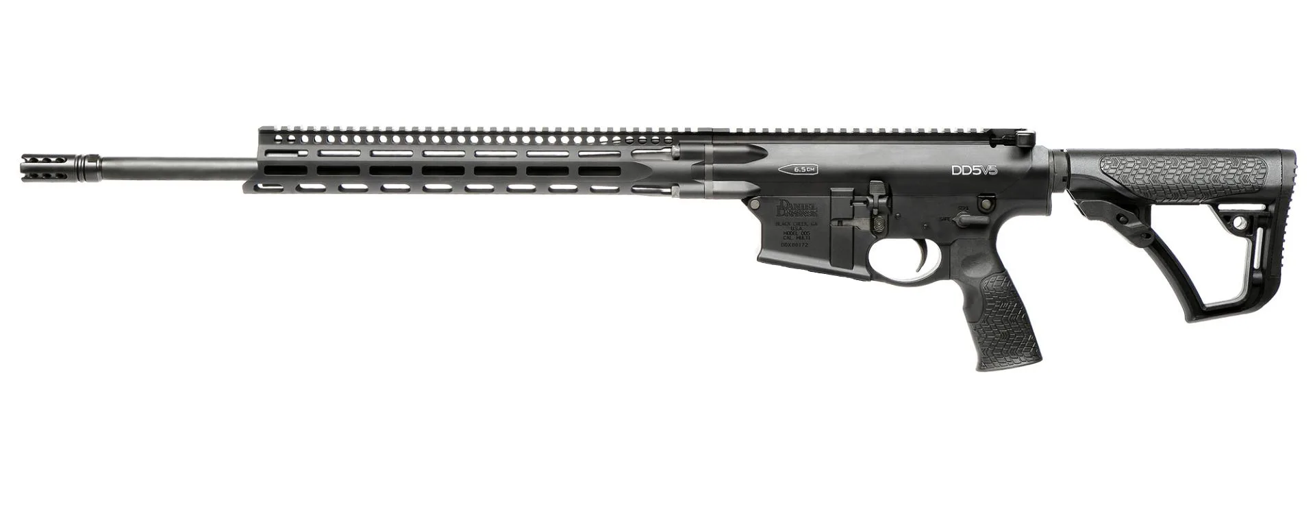 Daniel Defense DD5 V5 — DD5 V5 6.5CR 20" BLK NO MAG 02-165-30063-067 | M-LOK RAIL