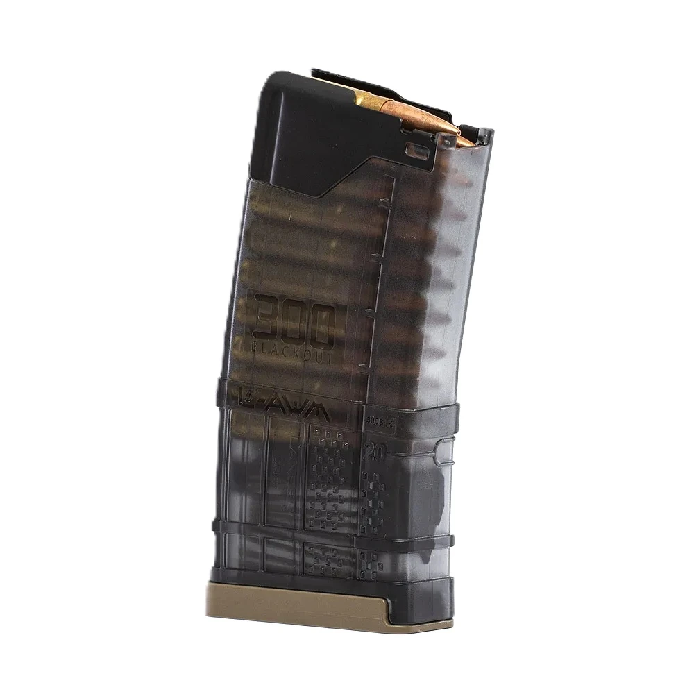 Lancer Systems L5AWM 300 Blackout Magazine — Smoke 20 rounds