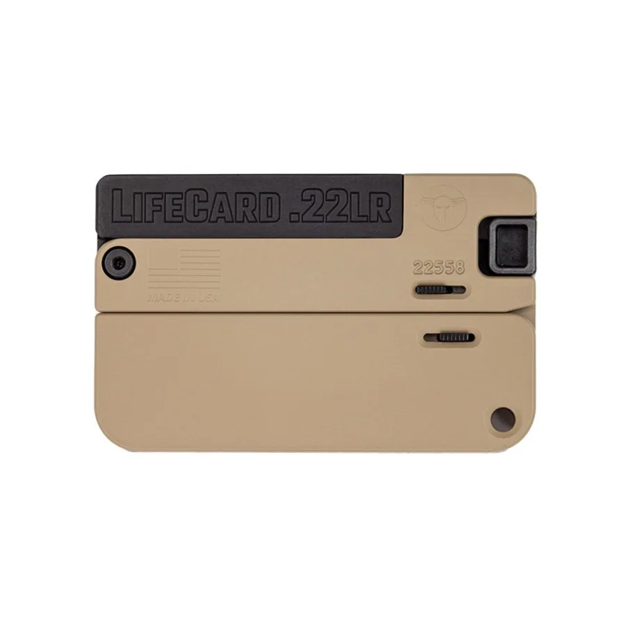 TBR LIFECARD ALUM 22LR TAN