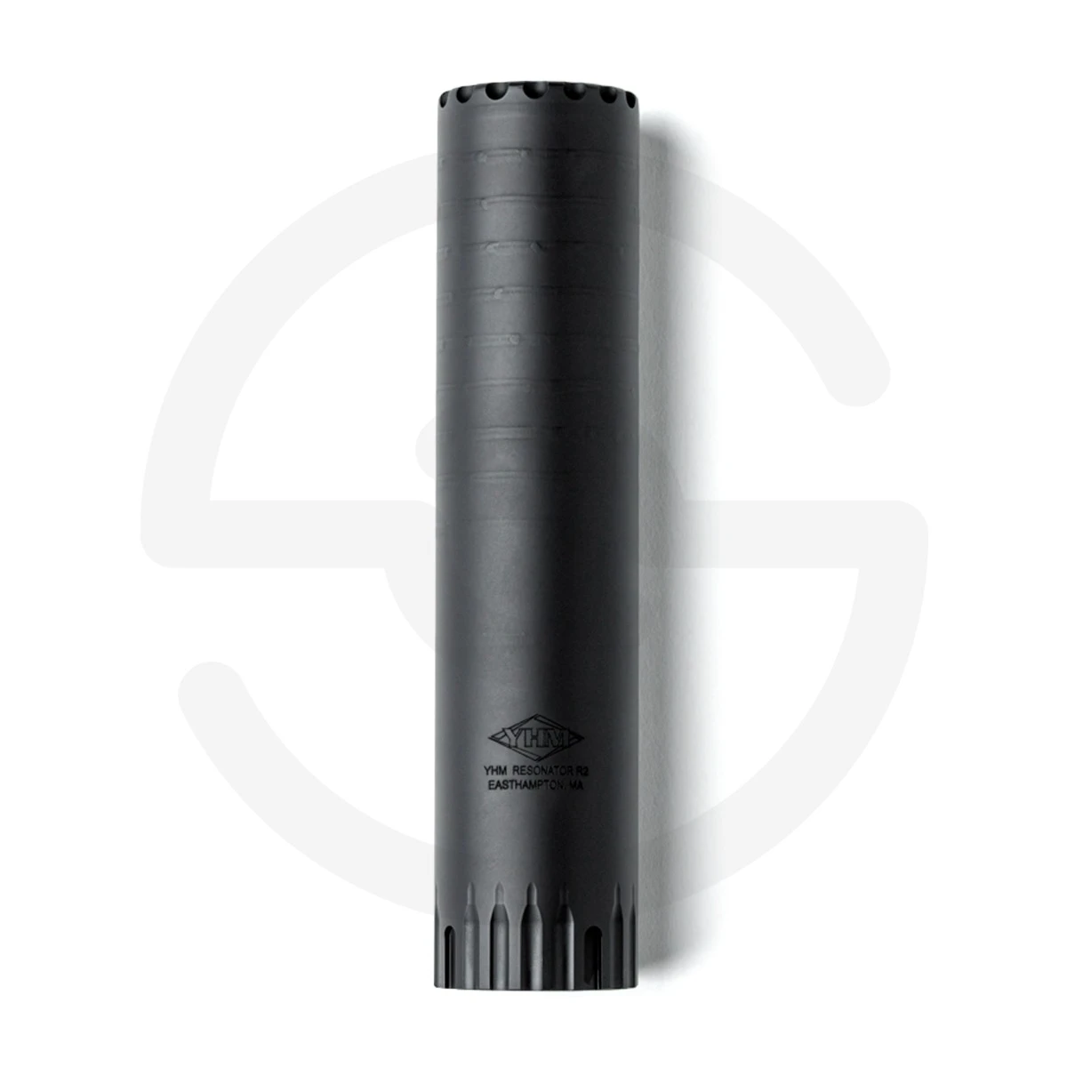 YHM Resonator R2 Suppressor – .30 Caliber Multi-Use Silencer — 5/8x24 YHM Phantom LT QD Mount Black 7.62mm (.308)