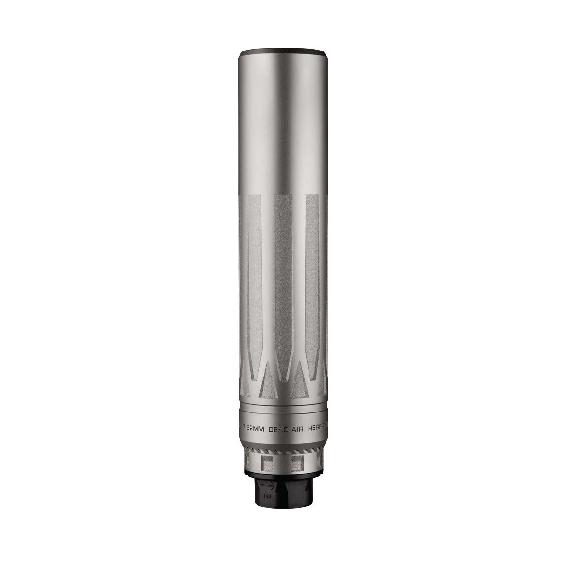 Dead Air Nomad LTI XC Xeno — 7.62mm (.308) 5/8x24 Raw Titanium Satin Bead Blasted
