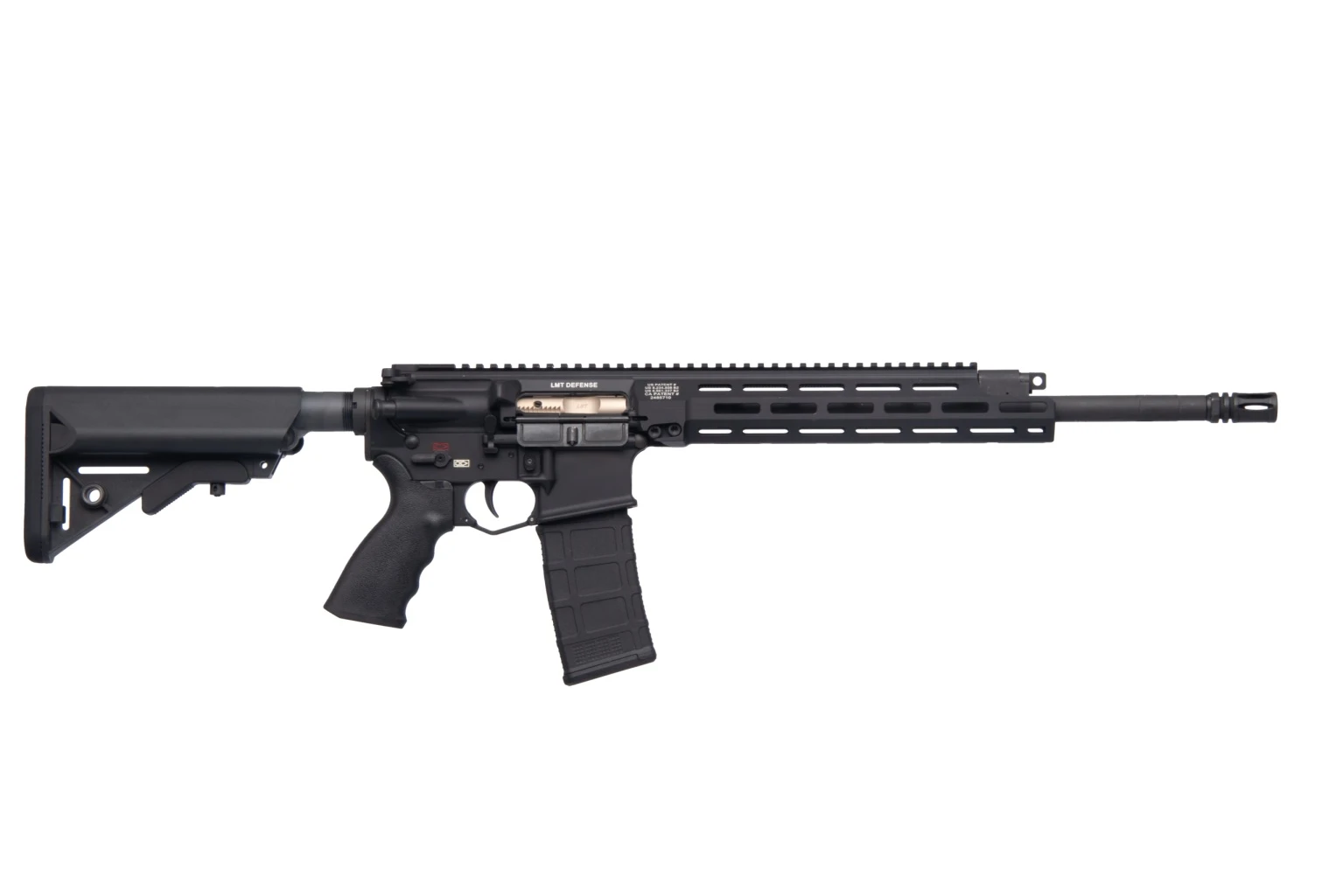 LMT MARS-L 16" Shovelnose 5.56 Piston Rifle — 5.56mm (.223) Direct Thread 1/2x28 Black