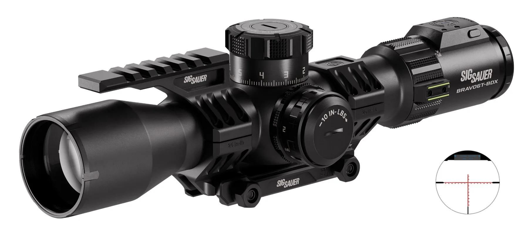 SIG Sauer Bravo6T-BDX 3-18x44 MIL