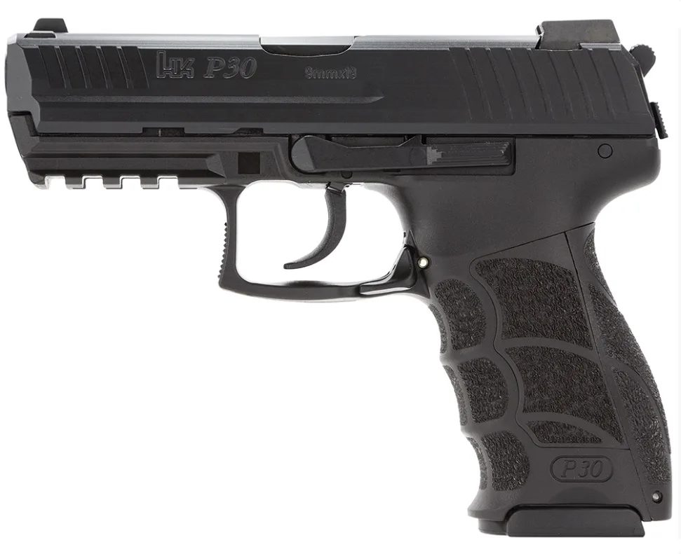 H&K P30 V3 9MM DA B FS 15RD