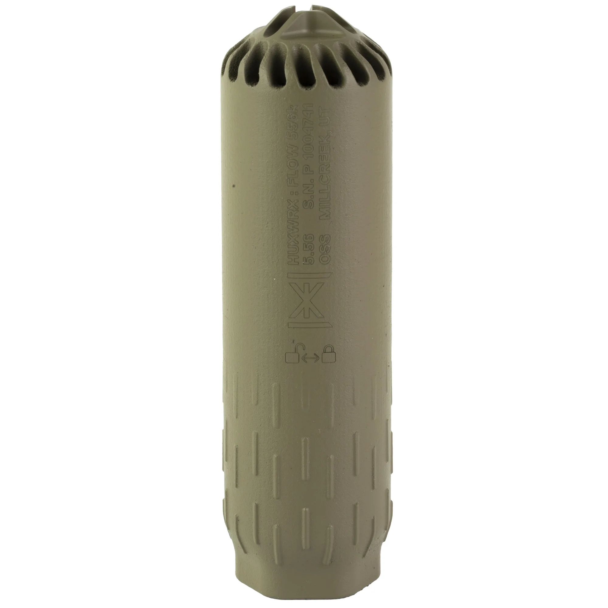 HUXWRX Flow 556k — FLOW 556K SLNCR 1/2X28 FH FDE INCLUDES FLASH HIDER