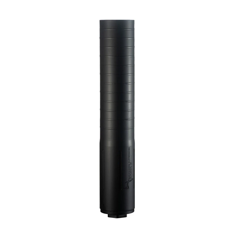 Backwoods Suppressors Badger SS 30 | Stainless Steel — 7.62mm (.308) - 1.375x24 Black