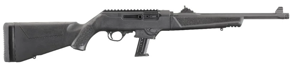 Ruger Pistol Caliber (PC) Carbine — PC CARBINE 9MM BL/SYN 16" 17+1 19100 | THREADED/FLUTED BBL