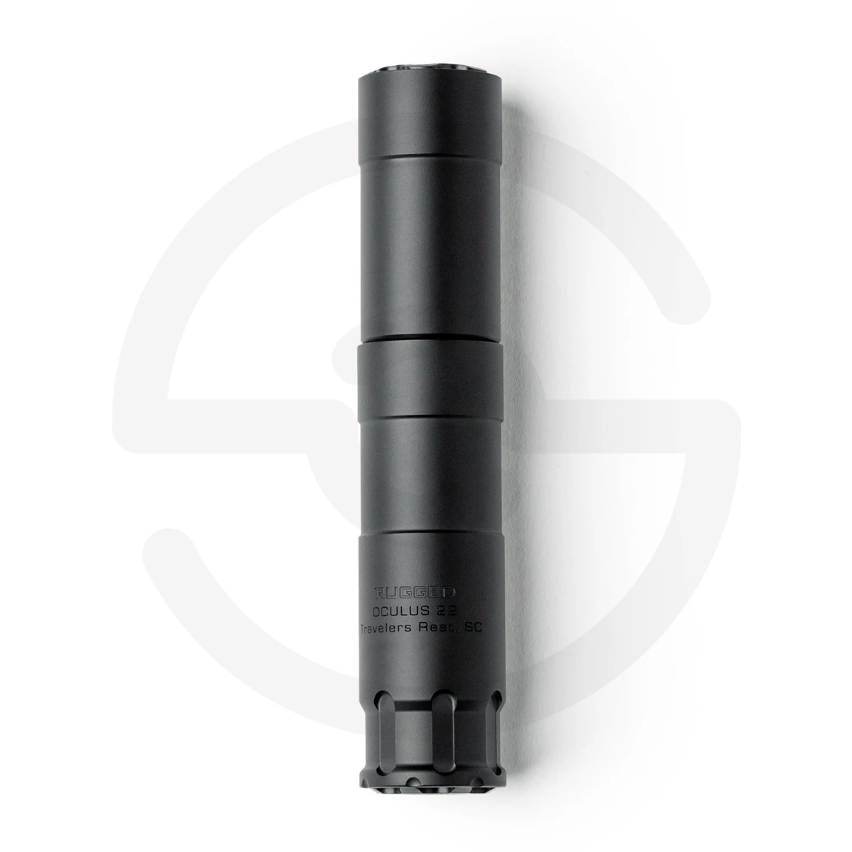 Rugged Oculus 22 Suppressor — .22 LR Black Direct Thread 1/2x28