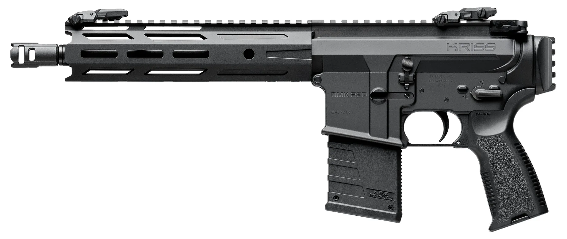 Kriss USA DMK22P — DMK22P 22LR 10.5" BLK 10+1 TB